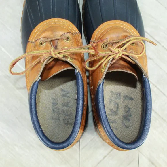 LL BEAN Maine Hunting Shoe Gum Shoe Duck Boots Size 10 - Picture 6 of 11